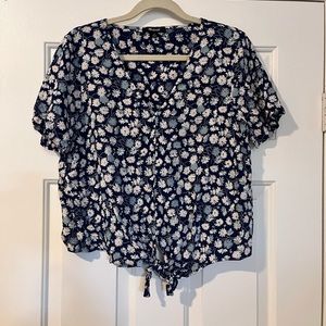 Madewell floral top